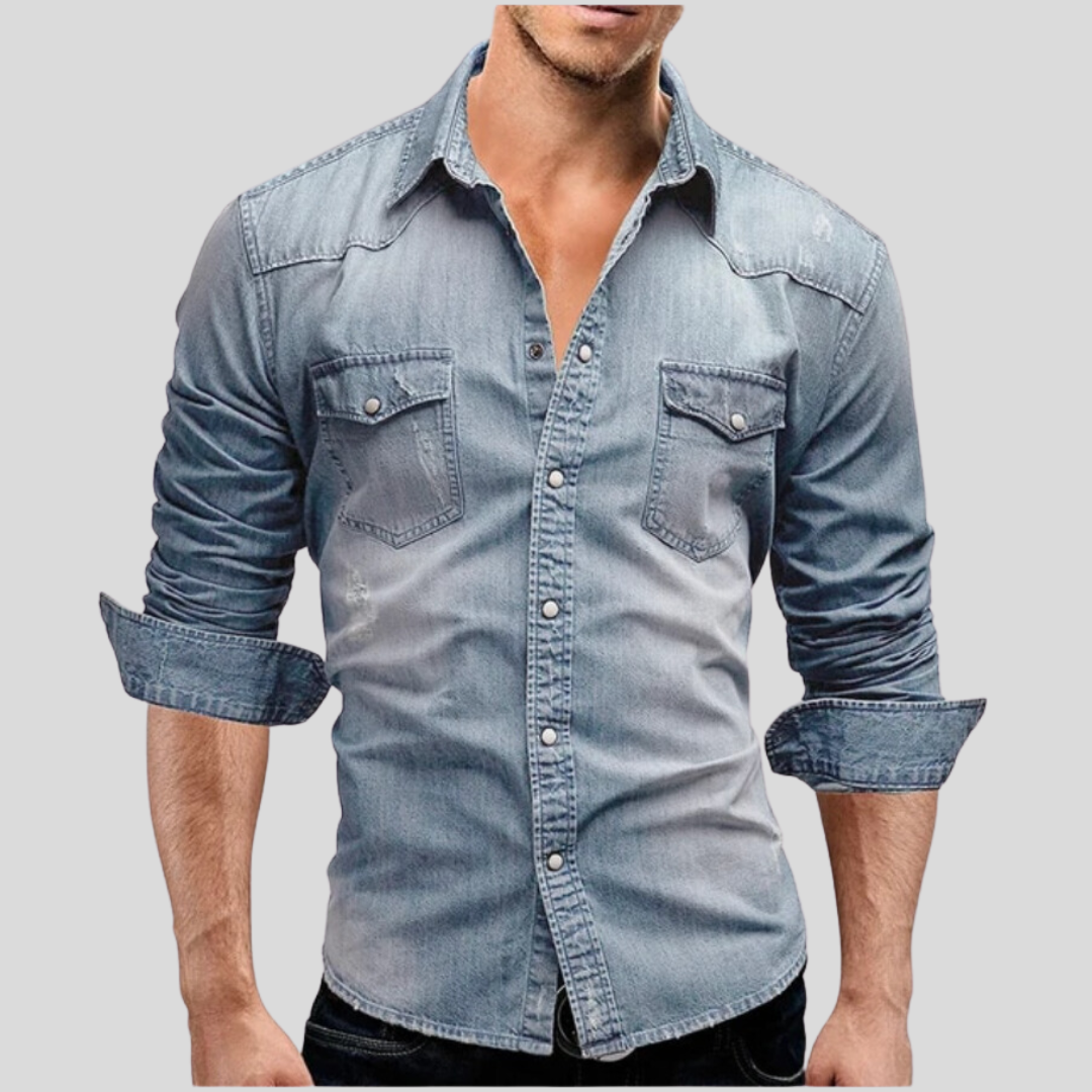 Helge | Modern Denimskjorte