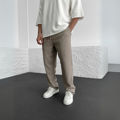 Liam | Ribbed Afslappede Bukser