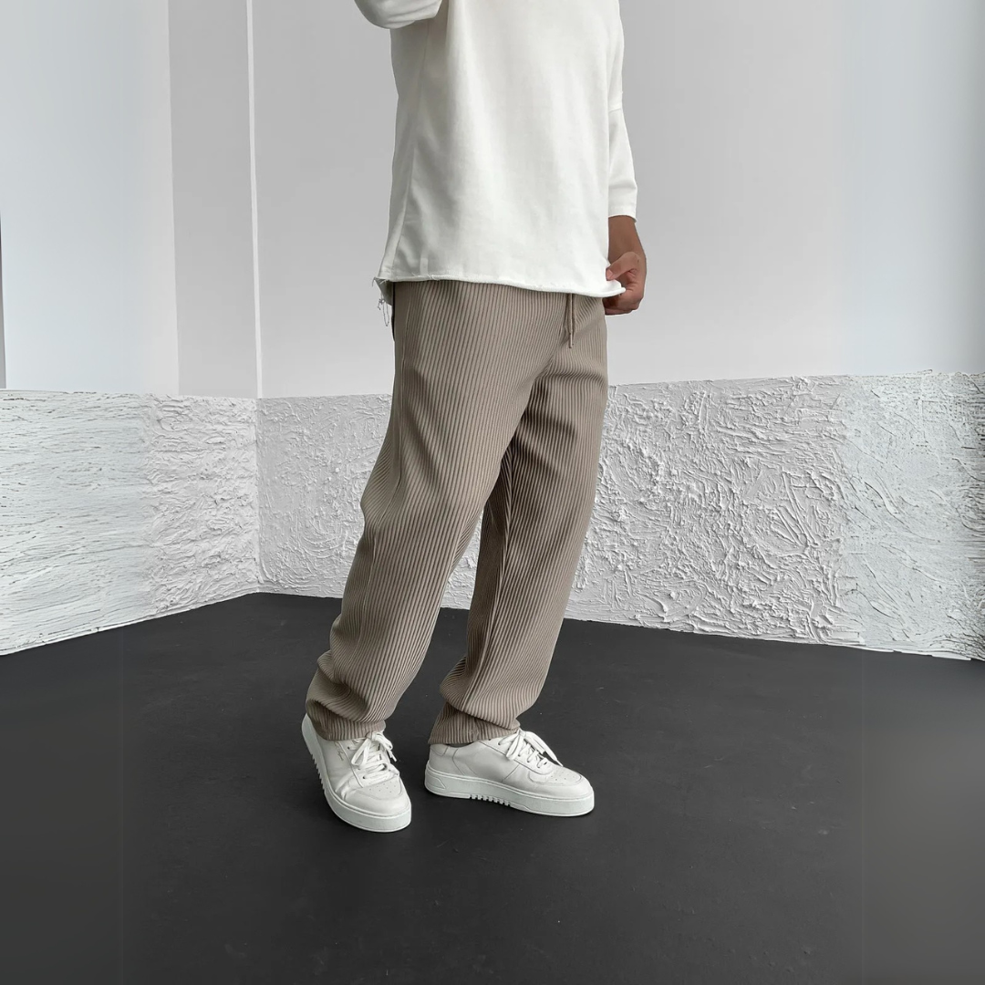 Liam | Ribbed Afslappede Bukser