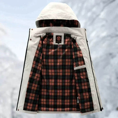 Vandtæt jakke til mænd til efterår og vinter